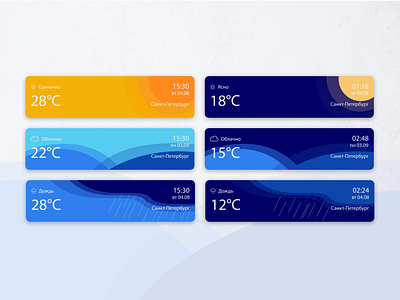 Weather card card design platform ui ux weather weather app weather icon web