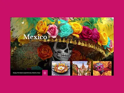 Travel to explore - Mexico city culture design designstudio explore mexican food mexico travel travel agency travel website traveling travelling ui uidesign uiux ux uxui web webdesign website