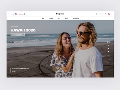 Ferguss | e-Commerce e commerce e commerce shop interface online shop ui uiux ux web design website