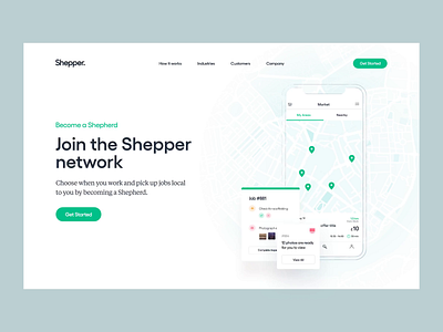 Shepper — Website Transitions after effects animations branding clean homepage illustration logo mobile ui product shot shepper together ui ui ux ux web web design