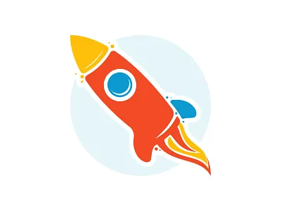 STARTUP ICON branding comic cosmos design drawing fly glyph glyphs icon illustration minimal pictogram rocket shuttle stars startup top up vector