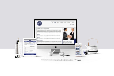 NEBA Web Design brand identity design branding crgraphix.com design web