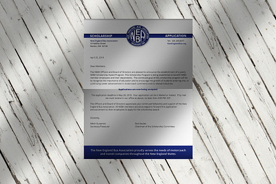 NEBA scholarship 01 brand identity design crgraphix.com design flat logo typography vector