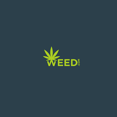 Weed.com a brand design gradient letter logo logos mark new vector