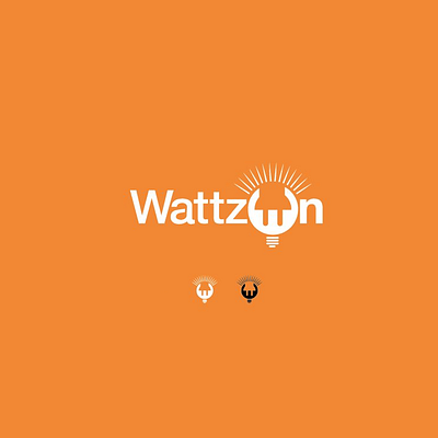 WattzOn a brand design gradient letter logo logos mark new vector