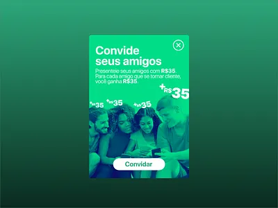 Popup - Invite Friends brand popup