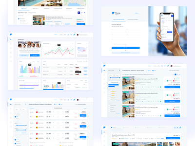 Flexie Design System ® v 1.2 admin panel app b2b b2b sales booking clean dashboad design system flight theme tourism travel ux