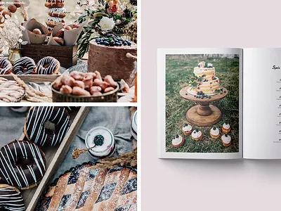 Bakery Catalogue branding catalog design design layout print