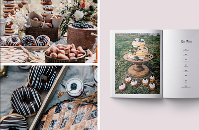 Bakery Catalogue branding catalog design design layout print