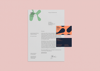 Jardin botanique Fribourg | identité visuelle branding business card design design