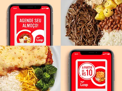 iFood | Loop - Rich Push advertising advertising campaign advertising design campaign campanha crm design digital food food app food delivery graphic design ifood loop media media kit performance product rich media rich push social media