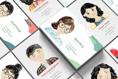 Raiku - Watercolor Avatar Creator avatar caricature family identity illustration personal portrait team valentine watercolor wedding