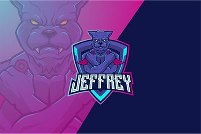 panther esport logo design esport esport logo illustration logo design mascot logo panther vector