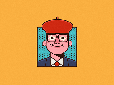 Rushmore - Warmup #20 character dribbbleweeklywarmup icon illustration portrait rushmore vector wes anderson