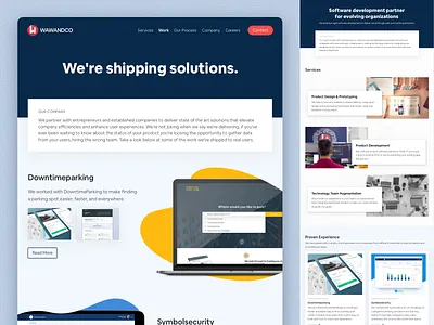 Wawandco Website case study desktop landingpage layout page projects sitio web software web web design website website concept