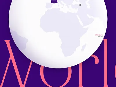 Houses Of website - Location selector architecture design earth globe houses map photography planet sketch typography ui webdesign website