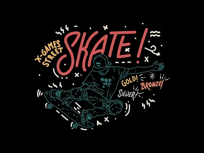 Skate branding community design extreme extreme sport handlettering illustration lettering skate skateboard skateboarding sport streetart t shirts typogaphy