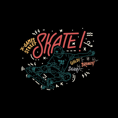 Skate branding community design extreme extreme sport handlettering illustration lettering skate skateboard skateboarding sport streetart t shirts typogaphy