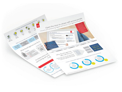 Government Sales Sheet award winning design graphic design infographic design