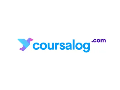 concept coursalog branding design illustration logo minimal portal type typography