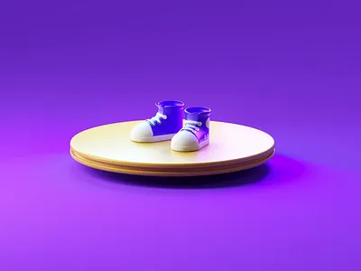Sneak Peek 3d agency animation bones c4d design illustration luck lucky nft nfts shoes