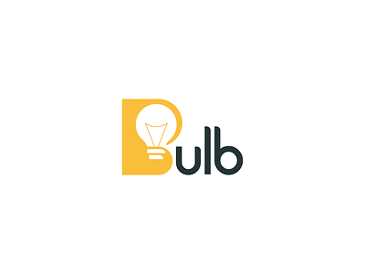 Bulb logo concept brand branding design graphic illustration logo typography ui ux vector