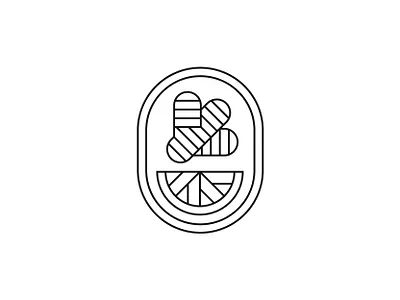 Lemon & Ginger Logo Exploration food fruit ginger icon juice lemon logo mark spice symbol yellow zest