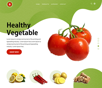 vegitable design web