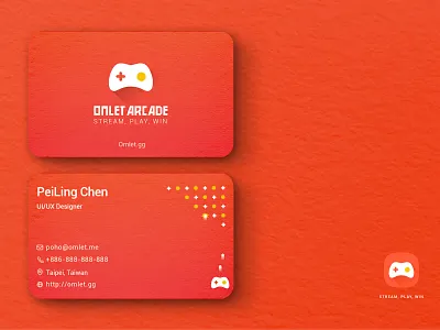 Business Card branding business card design businesscard design logo omletarcade