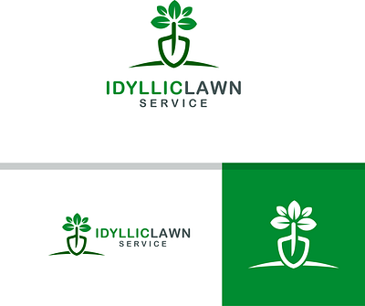 Fourth Dimension Logo | Idyllic Lawn Service design fourth dimension logo fourthdimensionlogo graphicdesign icon illustration logo mock up vector