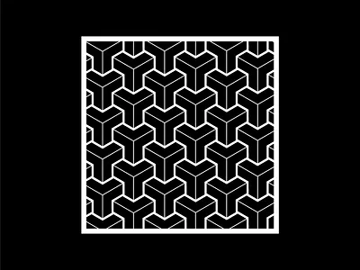 Day 04/30 2d 3d black and white illusion minimal minimalism minimalist pattern pattern a day pattern art pattern design patterns