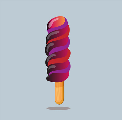 Rainbow ice Cream animation branding cold cool design design art fresh gradient ice cream ice cream cone ice cream shop icon illustration illustrator like logodesign vector