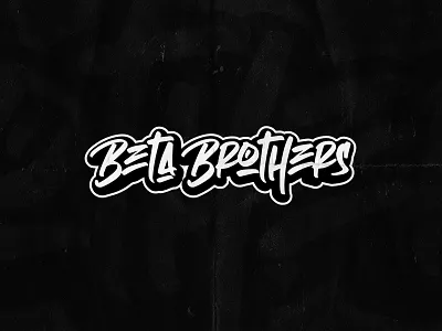 "BETA BROTHERS" Logotype branding dnb logo logotype rave urban
