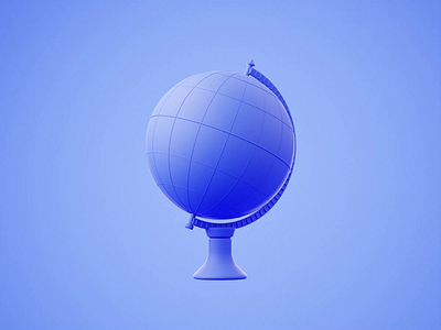 Round 3d 3d animation animated animation blender blender3d globe illustration round