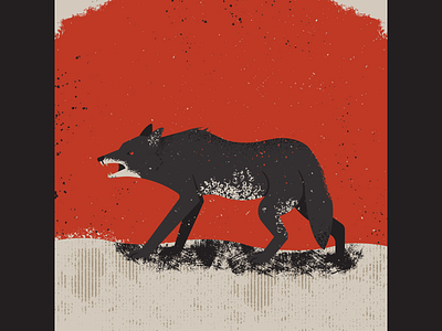 Wolf artist design digitalart digitaldesign graphicdesign illustration illustrator retro vector vectorart vintage wolf