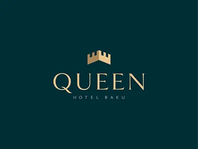 Queen Hotel Baku baku hotel hotel logo logo logodesign logodesigner logotype luxury luxury brand luxury design queen
