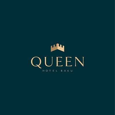 Queen Hotel Baku baku hotel hotel logo logo logodesign logodesigner logotype luxury luxury brand luxury design queen