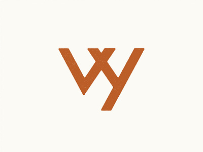 Wyoming Monogram 100 day project daily logo logodesign minimal monogram typography vector wyoming
