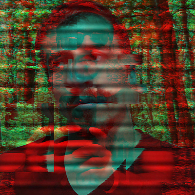 Glitch design photoshop