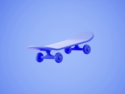 Flip 3d 3d animation animation blender blender3d illustration isometric skate skateboard