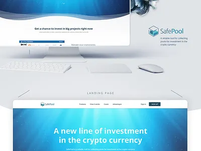 Web Design Proposal for SafePool branding desktop design graphic design ui ux web design web development