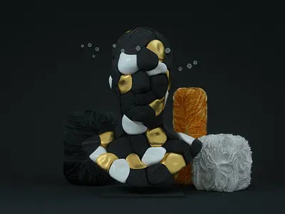 Modulart 02 cinema4d design motion octane texturing