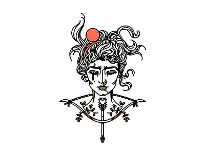 Artemis design ipadpro procreate tattoo tattoo art