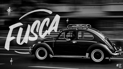 Dia do Fusca (Brasil) - Handlettering aircooled auto automobile beetle brush lettering car carro hand lettered hand lettering handlettering handmade handtype lettering volkswagen vw