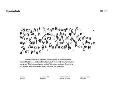 Typo destruction art interactive typography