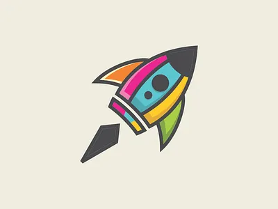 Rocket Pen branding design icon illustration logo logodesign playful playful logo typography vector