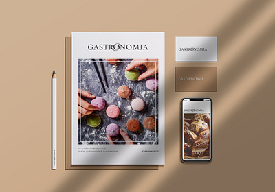 Catalogue 2020 (cover) - Gastronomia branding branding concept buisiness card colorful flat food industrial insight investment logo luxury ui vector