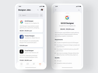 🎒Nomad iOS UI Kit with Design System VI app app design apps design system digital nomad figma ios job offer job search jobs light mode mobile mobile ui nomad sketch system design travel app travelling ui kit ui8