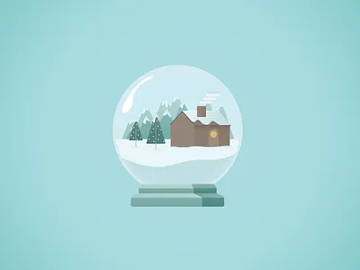 Liferay Holiday Animation adobe after effects animation cabin holiday illustrator javascript landing page motion motion graphics snow snow globe