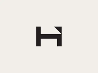 H Lettermark brand brand identity branding design furniture letter logo logo design logo designer logo identity minimal modern typography